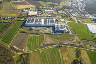 Aerial view, industrial estate Werner Straße, GC24-EXPRESS KG Cordes und Gräfe KG central warehouse