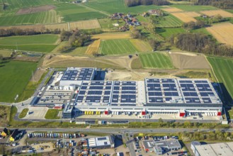 Aerial view, industrial estate Werner Straße, GC24-EXPRESS KG Cordes und Gräfe KG central warehouse