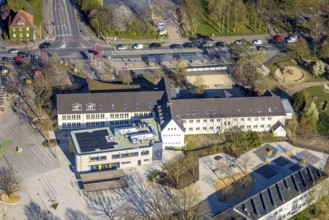 Aerial view, Campus South with Overbergschule Gem. Grundschule, Selm, Münsterland, North