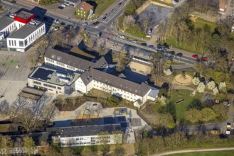Aerial view, Campus South with Overbergschule Gem. Grundschule, Selm, Münsterland, North