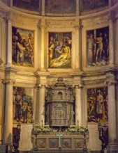 Altar, Mosteiro dos Jerónimos, UNESCO World Heritage Site, Lisbon, Lisbon District, Portugal