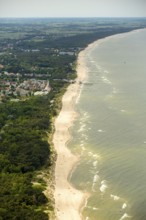 UnieÅ'cie, nest, West Pomerania, sandy beach, fishing boats, beach life, Baltic Sea coast,