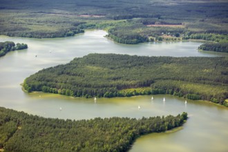 KoÅ'cierzyna, Pomerelia, Vistula Pomerania, Lakeland, forests, lakes, sailing boats, pomorskie,