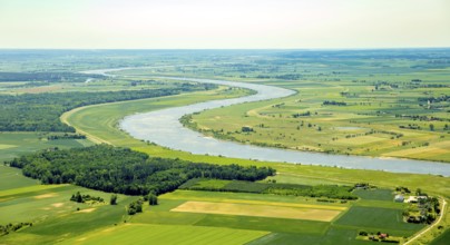 Malbork, river Nogat, south-west of the city of Marienburg, pomorskie, Poland, Matowy Male, Baltic