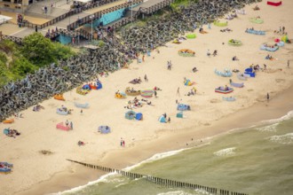 UnieÅ'cie, nest, West Pomerania, sandy beach, fishing boats, beach life, Baltic Sea coast,