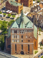 St. Mary's Basilica, formerly Kolobrzeg Cathedral, church, KoÅ'obrzeg, Baltic Sea coast,