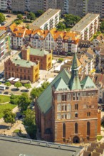 St. Mary's Basilica, formerly Kolobrzeg Cathedral, church, KoÅ'obrzeg, Baltic Sea coast,