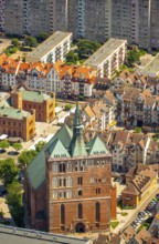 St. Mary's Basilica, formerly Kolobrzeg Cathedral, church, KoÅ'obrzeg, Baltic Sea coast,