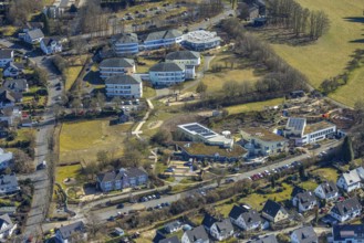 Aerial view, children's hospice and youth hospice Balthasar with GFO Josefshaus Stationäre