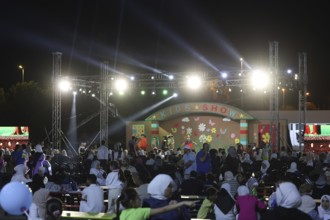 Recreational and educational activities offered for child visitors at the Damascus International