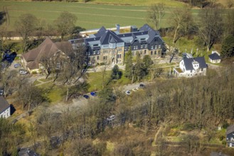 Aerial photo, RZV GmbH Rechenzentrum Volmarstein, company for database management, Grundschöttel,