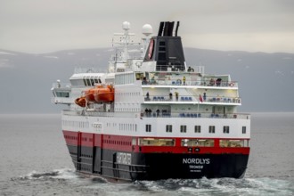 Ship MS Nordlys, Nord-Lenangen, Troms, Norway, Scandinavia, Europe, adventure travel, tourism,