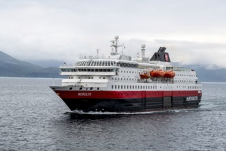 Ship MS Nordlys, Nord-Lenangen, Troms, Norway, Scandinavia, Europe, adventure travel, tourism,
