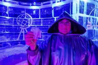 Artico Ice Bar Honningsvåg, tourists, Måsøy, Finnmark, Norway, Scandinavia, Europe, adventure