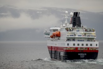 Ship MS Nordlys, Nord-Lenangen, Troms, Norway, Scandinavia, Europe, adventure travel, tourism,