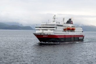Ship MS Nordlys, Nord-Lenangen, Troms, Norway, Scandinavia, Europe, adventure travel, tourism,