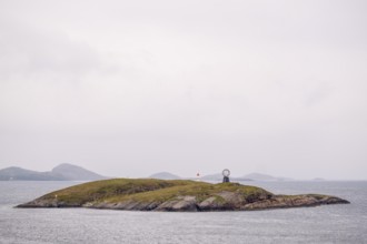 Arctic Circle Globe, Vikingen Island, Tonnes, Nordland, Norway, Scandinavia, Europe, adventure
