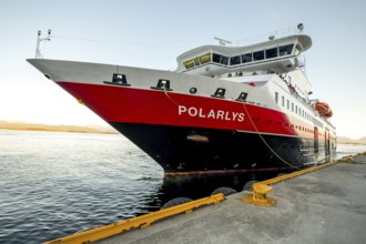 Ship MS Polarlys, harbour Molde, Møre og Romsdal, Norway, Scandinavia, Europe, adventure trip,