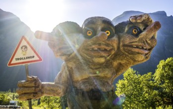 Norwegian Troll, Trollshop, Innfjorden, Møre og Romsdal, Norway, Scandinavia, Europe, adventure