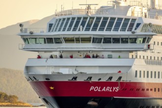 Ship MS Polarlys, harbour Molde, Møre og Romsdal, Norway, Scandinavia, Europe, adventure trip,