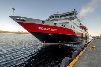 Ship MS Richard With, harbour Molde, Møre og Romsdal, Norway, Scandinavia, Europe, adventure trip,