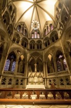 Nidaros Cathedral, cathedral, nave, altar, Trondheim, Trøndelag, Norway, Scandinavia, Europe,
