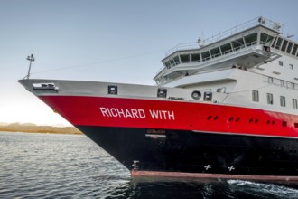 Ship MS Richard With, harbour Molde, Møre og Romsdal, Norway, Scandinavia, Europe, adventure trip,