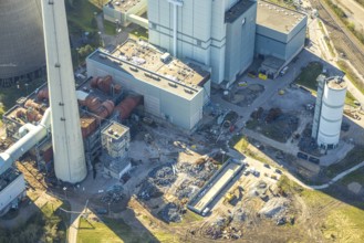 Aerial photo, RWE Generation SE Gersteinwerk power plant, Stockum, Werne, Ruhr area, North