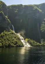 Seven Sisters Waterfall, Geirangerfjord, Geiranger, Møre og Romsdal, Norway, Scandinavia, Europe,