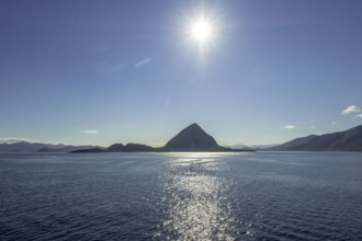 Backlight, island near Godøya, Møre og Romsdal, Norway, Scandinavia, Europe, adventure travel,