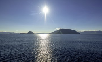 Backlight, island near Godøya, Møre og Romsdal, Norway, Scandinavia, Europe, adventure travel,