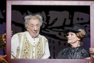 Dieter Hallervorden and Dagmar Biener at the photo rehearsal for the play 'Der eingebildet Kranke'