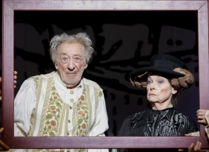 Dieter Hallervorden and Dagmar Biener at the photo rehearsal for the play 'Der eingebildet Kranke'
