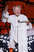Dieter Hallervorden at the photo rehearsal for the play 'Der eingebildet Kranke' at the palace