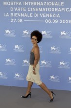 Venice, Italy - 2 September 2025: Myha'la during the Photo Call of - Dead Man's Wire - during the