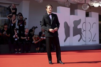 Venice, Italy - 1 September 2025: Lewis Pullman during the red carpet of - The Testament of Ann Lee