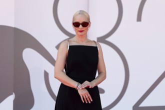 Venice, Italy - 1 September 2025: Mona Fastvold during the red carpet of - The Testament of Ann Lee