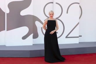 Venice, Italy - 1 September 2025: Mona Fastvold during the red carpet of - The Testament of Ann Lee