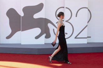 Venice, Italy - 1 September 2025: Natalie Shinnick during the red carpet of - The Testament of Ann