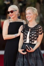 Venice, Italy - 1 September 2025: Mona Fastvold, Maria Sand during the Red Carpet of - The