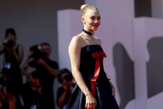 Venice, Italy - 1 September 2025: Amanda Seyfried during the red carpet of - The Testament of Ann