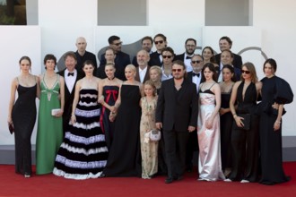 Venice, Italy - 1 September 2025: Cast, including Scott Handy, Thomasin McKenzie, Tim Blake Nelson,