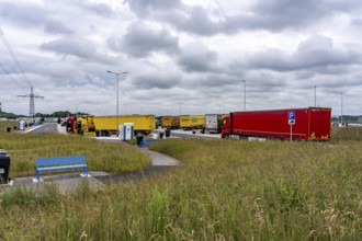 New large service area for trucks on the A1 motorway, largest parking area for trucks in North