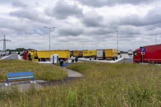 New large service area for trucks on the A1 motorway, largest parking area for trucks in North