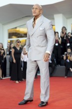 Venice, Italy - 1 September 2025: Dwayne Johnson aka The Rock during the red carpet of - The