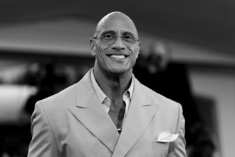 Venice, Italy - 1 September 2025: Dwayne Johnson aka The Rock during the Red Carpet of - The