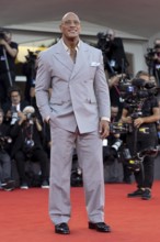 Venice, Italy - 1 September 2025: Dwayne Johnson aka The Rock during the red carpet of - The
