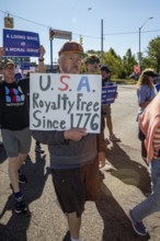 Detroit, Michigan USA - 1 September 2025 - Union members march in Detroit's Labor Day parade