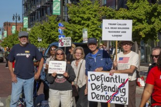 Detroit, Michigan USA - 1 September 2025 - Union members joined Detroit's Labor Day parade