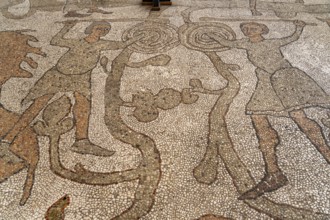 Floor mosaics in the Cathedral of Santa Maria Annunziata in Otranto, Apulia, Italy